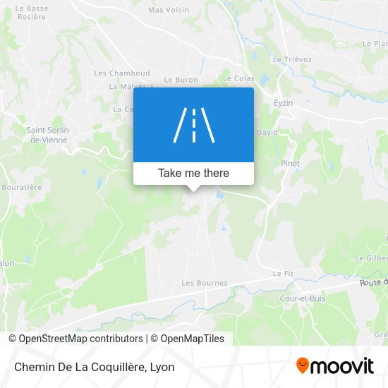 Chemin De La Coquillère map