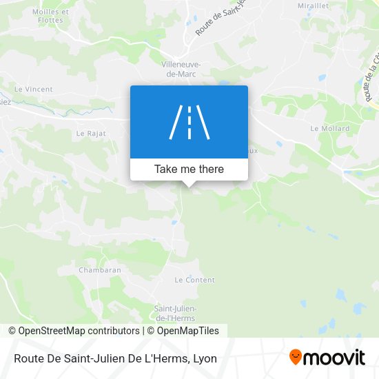 Route De Saint-Julien De L'Herms map