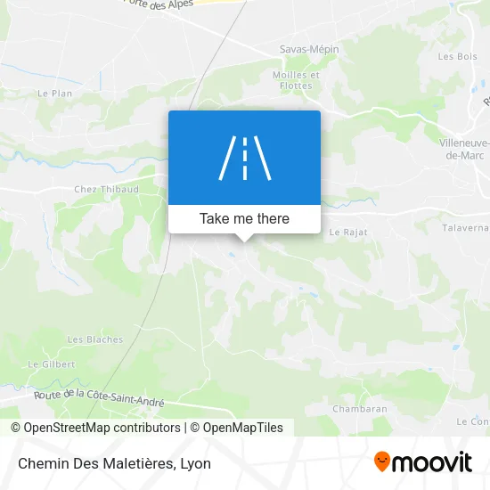 Chemin Des Maletières map
