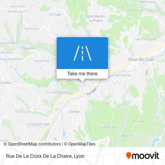 Rue De La Croix De La Chaire map