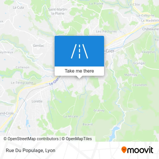 Rue Du Populage map