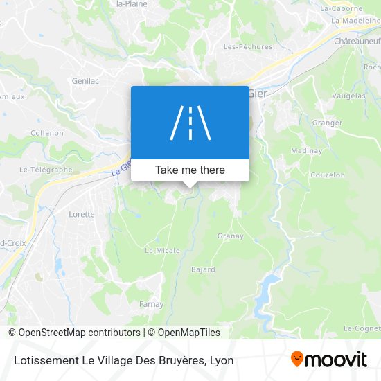 Lotissement Le Village Des Bruyères map