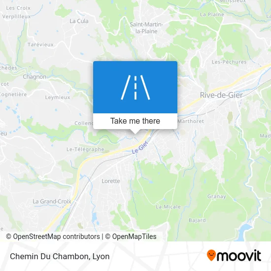 Chemin Du Chambon map