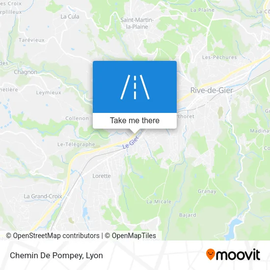 Chemin De Pompey map