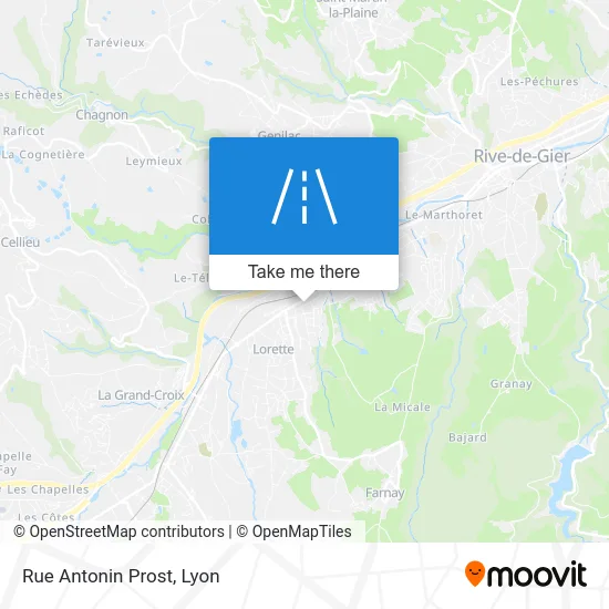 Rue Antonin Prost map