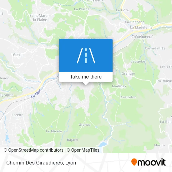 Chemin Des Giraudières map