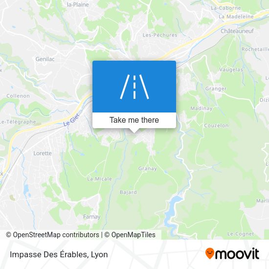 Impasse Des Érables map