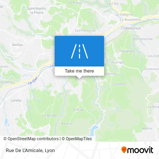 Rue De L'Amicale map