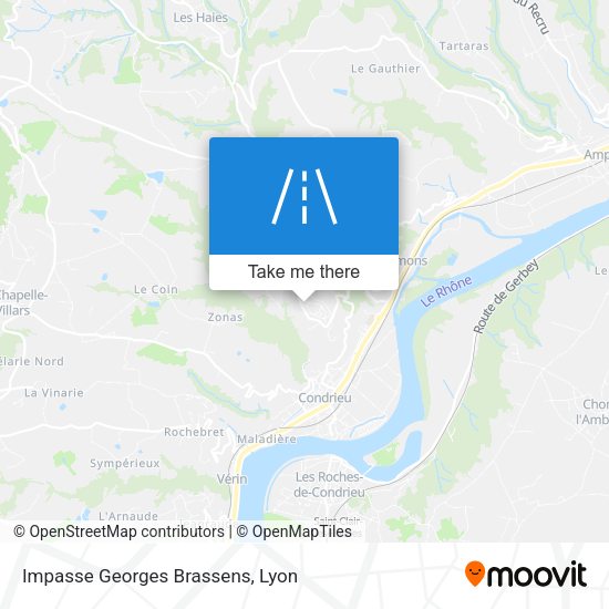 Impasse Georges Brassens map