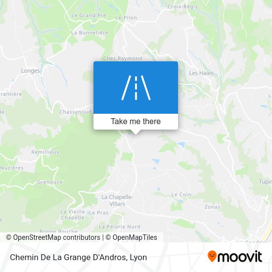 Chemin De La Grange D'Andros map