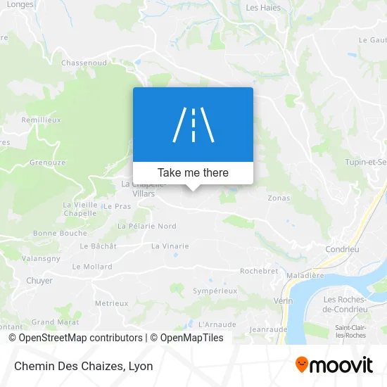 Mapa Chemin Des Chaizes