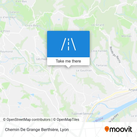 Chemin De Grange Berthière map