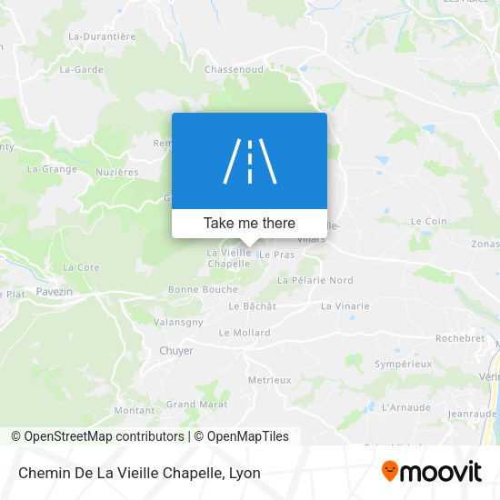 Chemin De La Vieille Chapelle map