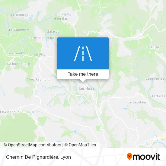 Chemin De Pignardière map