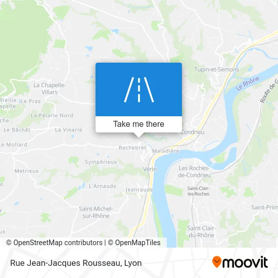 Rue Jean-Jacques Rousseau map