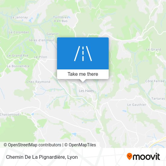 Chemin De La Pignardière map