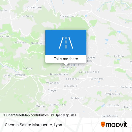 Chemin Sainte-Marguerite map