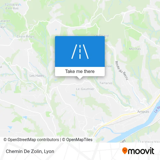 Chemin De Zolin map