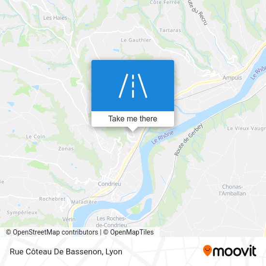 Rue Côteau De Bassenon map