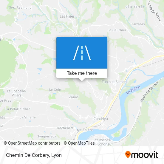 Chemin De Corbery map