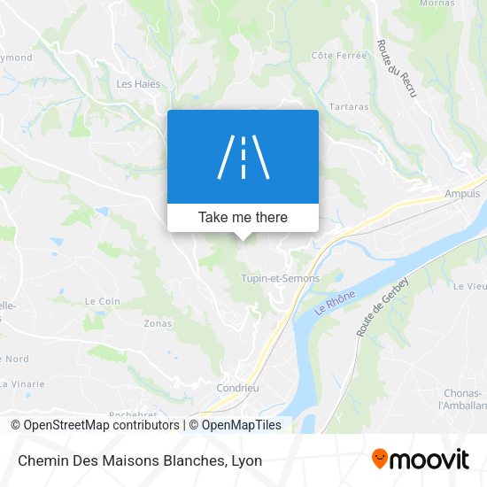 Chemin Des Maisons Blanches map