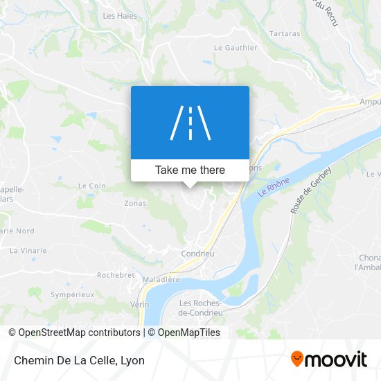 Chemin De La Celle map