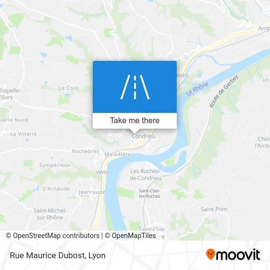 Rue Maurice Dubost map