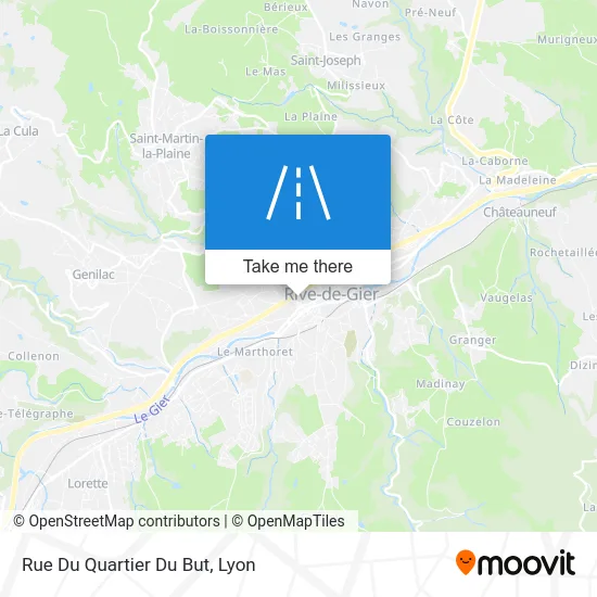 Rue Du Quartier Du But map