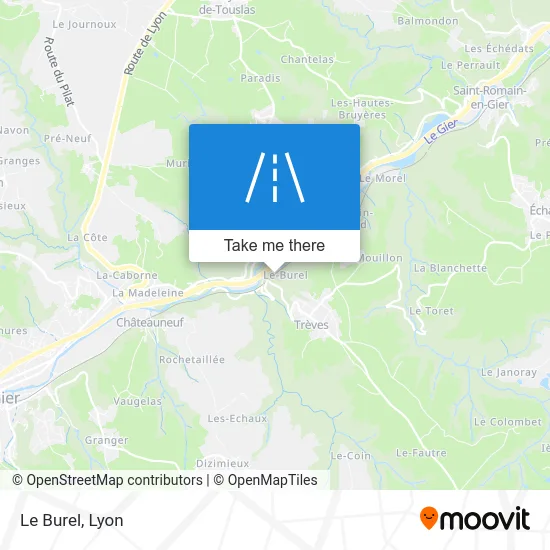 Le Burel map