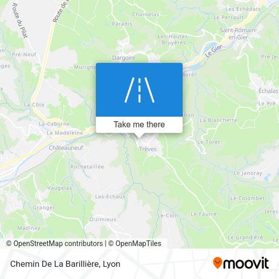 Chemin De La Barillière map