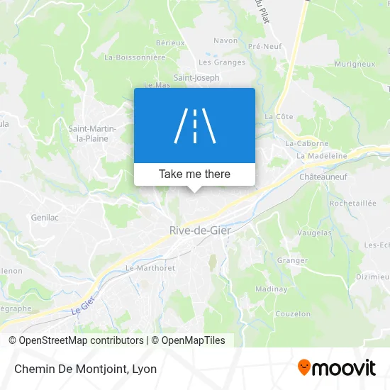 Chemin De Montjoint map