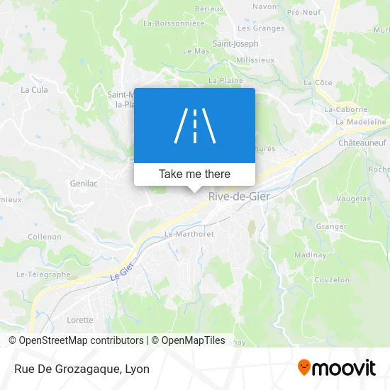 Rue De Grozagaque map