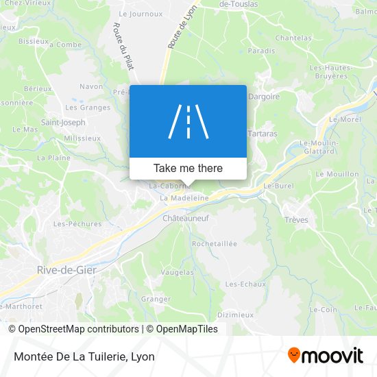 Montée De La Tuilerie map