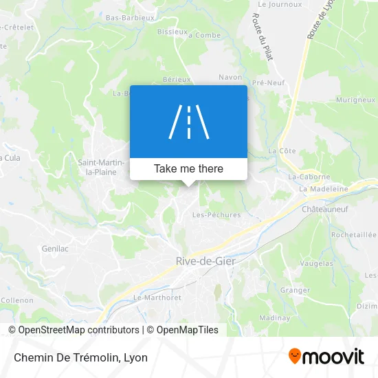 Chemin De Trémolin map