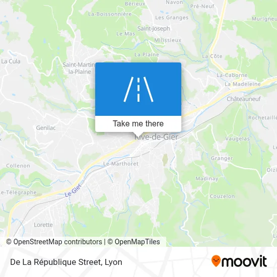 Rue De La République map