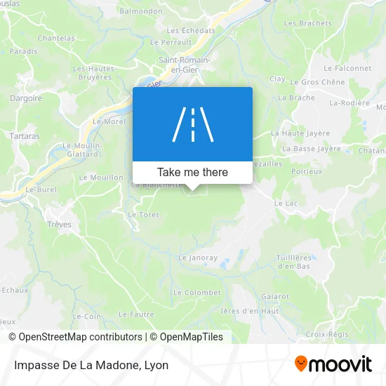 Impasse De La Madone map