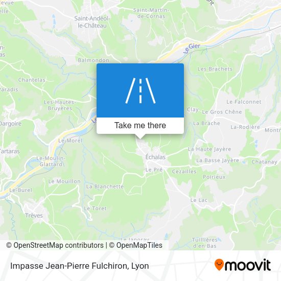 Impasse Jean-Pierre Fulchiron map