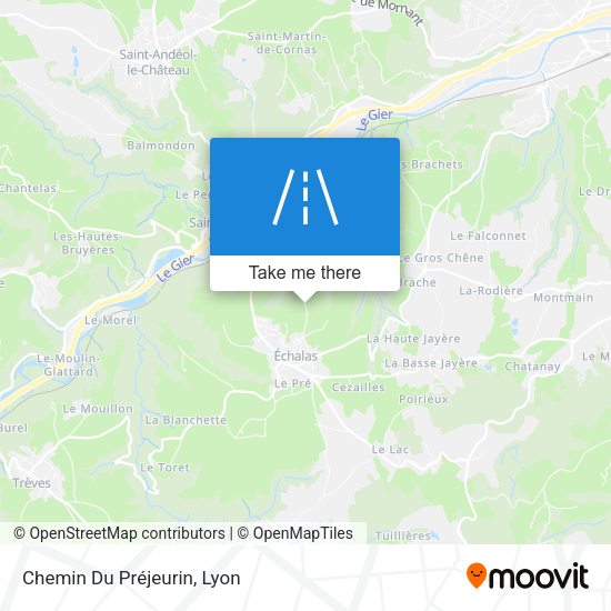 Chemin Du Préjeurin map