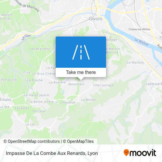 Impasse De La Combe Aux Renards map