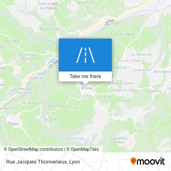 Rue Jacques Thonnerieux map