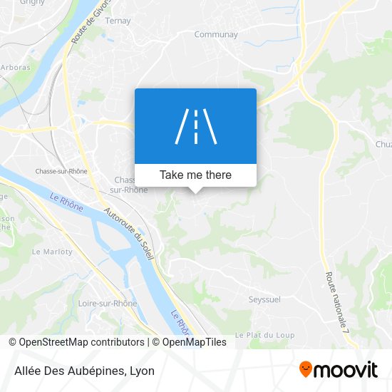 Allée Des Aubépines map