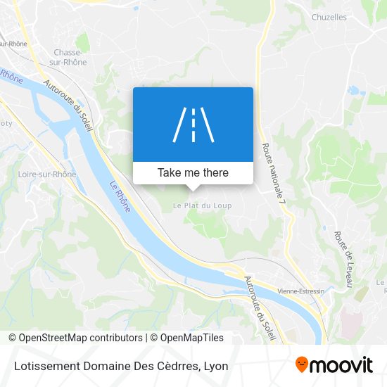 Lotissement Domaine Des Cèdrres map