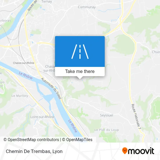 Chemin De Trembas map