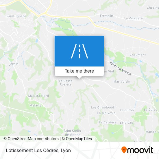 Lotissement Les Cèdres map
