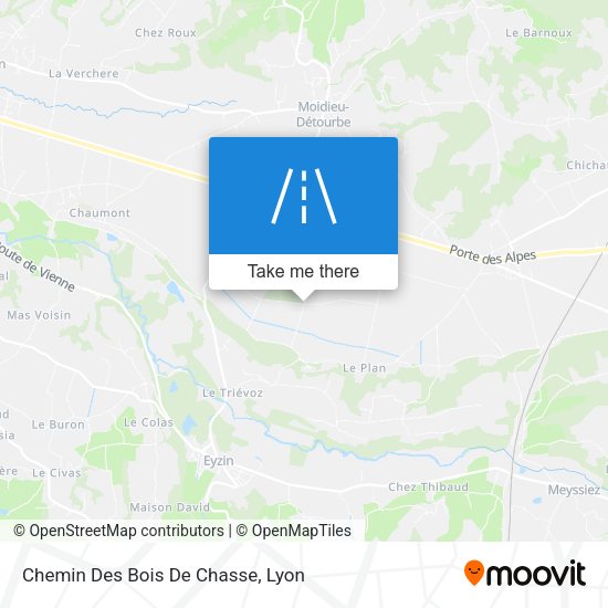 Chemin Des Bois De Chasse map