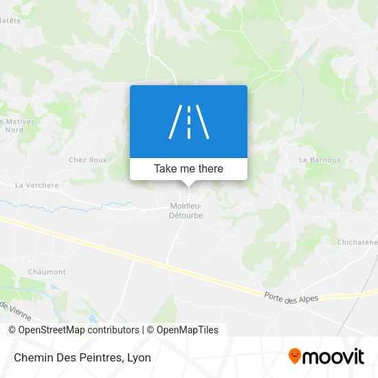 Chemin Des Peintres map