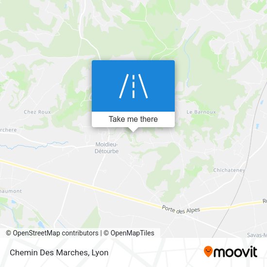 Chemin Des Marches map