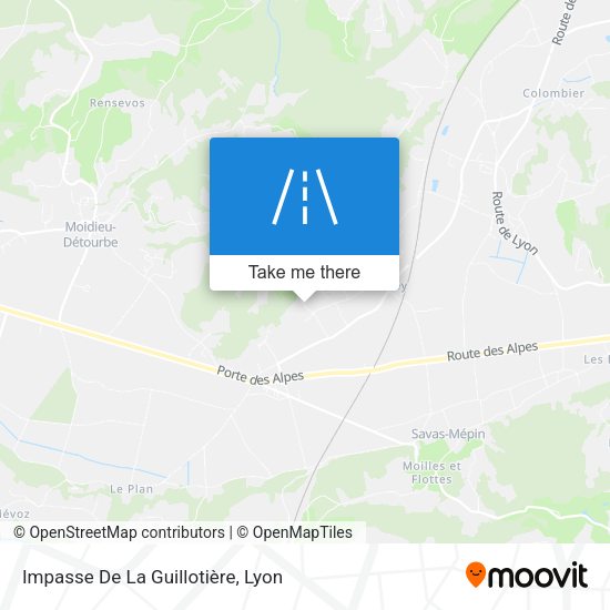 Impasse De La Guillotière map