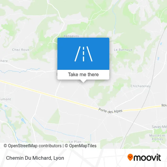 Chemin Du Michard map