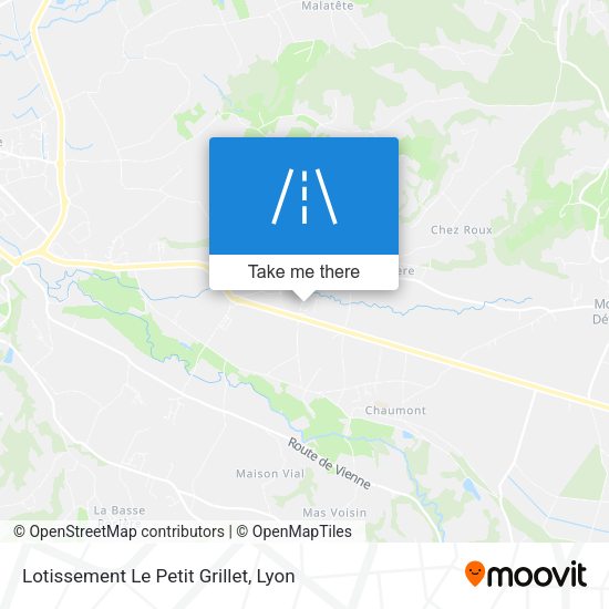 Lotissement Le Petit Grillet map